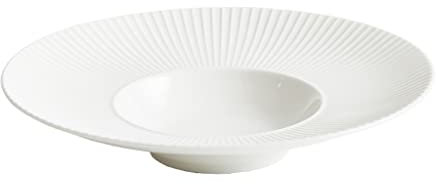Cuiynice Assiettes de cuisine Assiette en céramique Assiette de chapeau de paille Assiette de restaurant Assiette de pâtes Assiette à salade Assiette creuse créative Vaisselle de cuisine Ensemble d'as