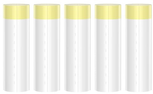 HoneyGuaridan Sac litiere Chat Pour SL800 Bac à Litiere autonettoyant pour Chat, Sacs poubelle pour toilette pour chat avec cordon, 5 rouleaux /100pcs