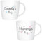 Hugs and Kisses Gift Boxed 'New Parent' Bone China 12oz Mummy's Daddy's Mug Set Mum Dad Gift Baby Shower