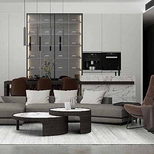 HAMID – Kavir einfarbiger Wollteppich, Wollteppich, weicher moderner Teppich, handgewebt, Teppich für Wohnzimmer, Schlafzimmer, Wohnzimmer, Elfenbein (350 x 250 cm)