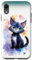 iPhone XR Watercolor Splash Cat Case