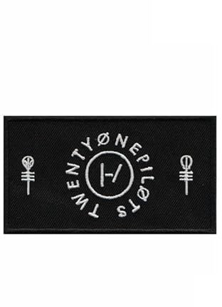 American Musical Duo from Columbus Band Patch Badge Embroidered Iron on Applique Patch Accessory