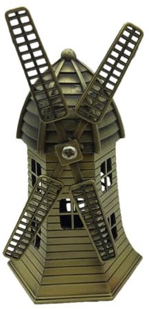 Ciieeo Modellornament Windmühlen- Aus Metall Kreatives Handwerk Für Zuhause Ihren Wohnraum