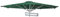 Sombrilla De Patio Montada En La Pared, Sombrilla Inclinable, Sombrillas Grandes For Exteriores, Sombrillas De Sombreado Ajustables Montadas En La Pared, Adecuadas For Jardines, Patios, Balcones, Etc.