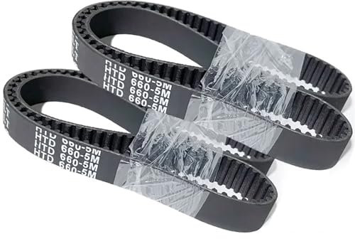 Gummi Antriebsriemen HTD 660 5M 665 Antriebszahnriemen 10mm 15mm 20mm 25mm 30mm Breite Zahnriemen(660-5M-10mm)