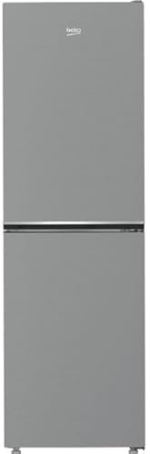 Beko 50/50 Frost Free Fridge Freezer - Stainless Steel - E Rated