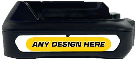 Custom Battery Sticker Made for Makita 12V 2ah BL1021B Lithium-Ion Battery - Personalized Decal Made for The Makita 12v 2Ah Power Tool Battery