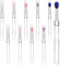 Piriuuo 10 Stück Silikon Lippenbürste, Lippenstift Applikatorpinsel mit Kappen Lippenbalsam Applikator Tragbare Make Up Pinsel Lippenpinsel Lidschatten Lippenpinsel für Balsam, Lippenmasken,Lippenstif
