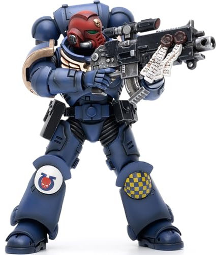 JOYTOY Warhammer 40k Ultramarines Heroes of The Chapter Brother Veteran Sergeant Castor 1/18 Action Figur,Sammeln Und Zeigen Modell