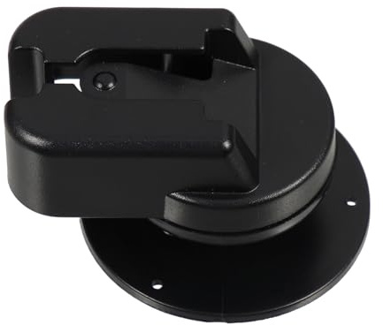 Gatuida Mikrofonhalterung und Leichtem Kunststoffdesign für Autoradio Schwarze mit Starkem Kleber Praktischer Halterungsclip für Handmikrofone im Auto