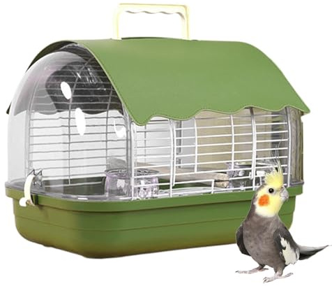 Tragbarer Vogelkäfig Tragbare sonnengeschützte Vogeltransportbox