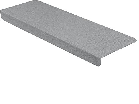 StickandShine Stufenmatte in grau eckig für Treppenstufen, Treppenstufenmatte zum aufkleben