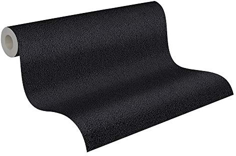Daniel Hechter Vliestapete Unitapete einfarbig 10,05 m x 0,53 m schwarz 375272 37527-2