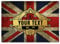 UK Union Jack Bar Sign - Personalised Home Bar Signs Accessories For Him or Her - Gift Plaque Man Cave, Large