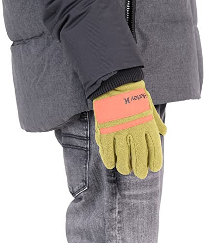 Hurley Herren Gloves M Arrowhead Fleece Handschuhe, Grün (medium olive), S-M EU