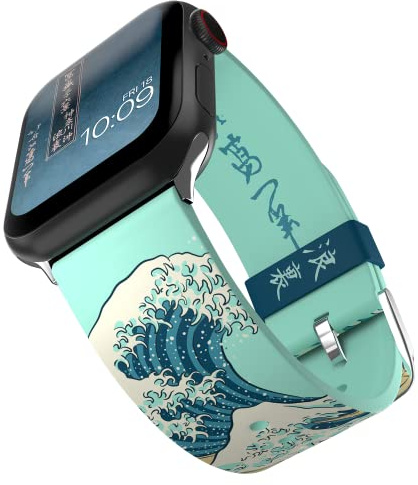 Hokusai – The Great Wave Smartwatch Band – inspiriert vom Künstler – kompatibel mit Apple Watch (nicht im Lieferumfang enthalten)