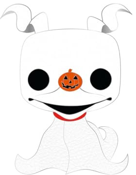 Funko Disney The Nightmare Before Christmas - Zero - Enamel Pin | Offizielles Cartoon/Animation Merch - Spielzeug zum Sammeln - Geschenkidee zum Geburtstag für Fans und Sammler
