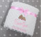 Generisch Babydecke mit Namen und Motiv Bestickt Minky Baumwolle Füllung personalisiert (75 x 100 cm, Weiß - Sternen 3)