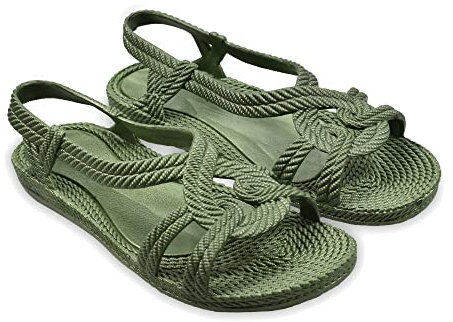 BRASILERAS - Chanclas de Playa y Piscina - Esmirna - Flip Flop de Suela Antideslizante - para Mujer y niño - Tallas 26 al 40 EU