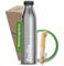 Blockhütte Edelstahl Trinkflasche personalisiert I 750 ml I Kinder, Erwachsene - Auslaufsicher, BPA-frei, Thermoflasche für Sport, Schule, Outdoor - Individuell mit Namen Gravur - Geschenk