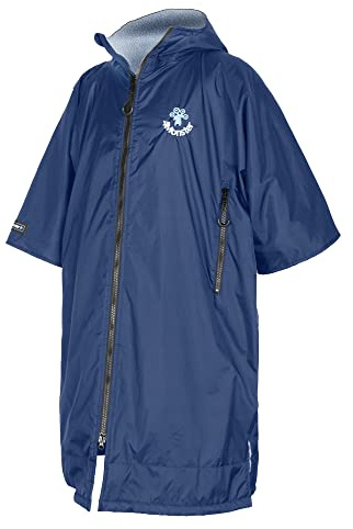 4Monster Unisex Schwimm-Parka mit Kapuze,schnelltrocknender Neoprenanzug Wickelmantel,wasserdicht…