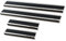 Carbone Baguettes de seuil en acier inoxydable pour Volkswagen Golf V 2003-2009 5 -porte. Confort de conduite accru grâce aux plaques de seuil résistantes aux acides - Protection contre les rayures
