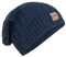 KNIT FACTORY - Bobby Mütze - Strickmütze für Damen und Herren - Slouch Beanie mit Wolle - Hochwertige Qualität - Jeans