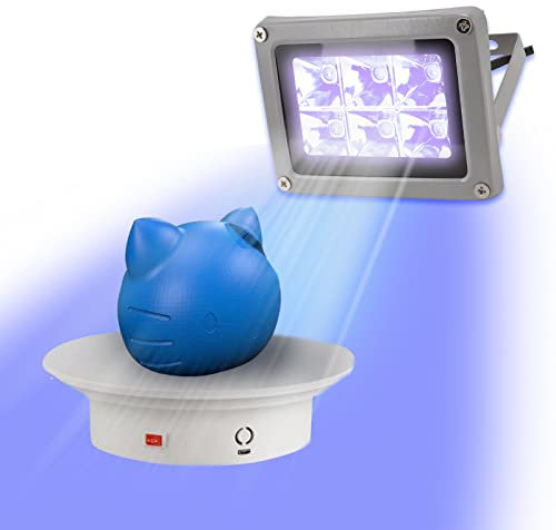 Lampada di Polimerizzazione Della Resina UV per la Stampante 3D, Lampada di Polimerizzazione UV Ad Alta Efficienza per DLP LCD Sla, Lampada di Polimerizzazione UV Rapida Portatile IP65 da 405Nm