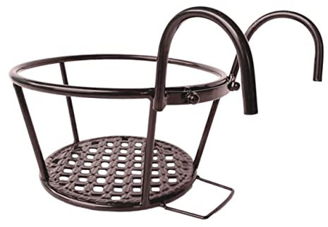 OFFSCH Blumentopfhalter Wandbehang Korb Blumentopf Rack Eisen Material Garten Pflanzer Suort Rack