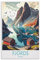 Fjords Norway Vintage-Reise-Poster, Landschaft, 20 x 30 cm, Leinwanddruck für Wohnzimmer, Schlafzimmer, Wohnheim, Zuhause, Büro, Wanddekoration