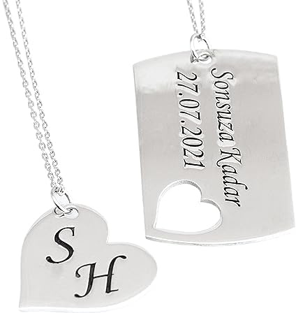 Personalisierte Soldat Halskette, Silber Armee Halskette. Silber Militär Halskette, Militär Hundemarke, Silber Liebe Halskette, Silber Liebe Halskette.