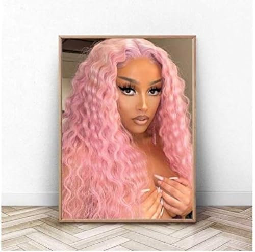 Poster Doja Cat Poster Musik Sänger Star Poster Foto Porträt Bilder Leinwand Malerei Poster Und Drucke Wand Kunst Home Decor 50X70Cm Kein Rahmen