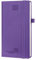 POPRUN Taschenkalender 2025 Klein 16,5 x 9 cm (Aug.2024-Dez.2025) - Kalender 2025 Klein mit PU-Leder - Terminplaner, Planer 1 Woche 2 Seite mit Stiftschlaufe - Lila