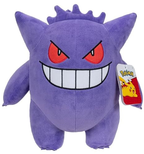 Pokémon PKW4465-30cm Plüsch - Gengar, offizielles Plüsch