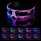 Comius Sharp Led Brille, Cyberpunk Party Leuchtbrille Leuchtende Visor Glasses, 7 Farben 4 Modi Neon PartyBrille, Led Brillen für Party Glasses, Musikfestival, Karneval, Halloween, Bar, DJ, Nachtleben