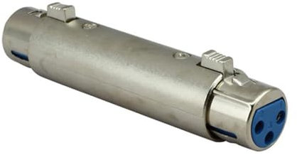 REY Adapter XLR 3 PIN Buchse auf XLR 3 PIN Buchse, für Mikrofon