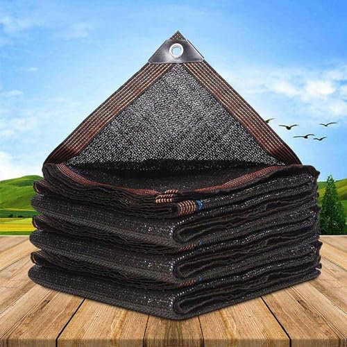 Voile D Ombrage Toile Ombrage Filet D'Ombrage pour Plantes Voile D Ombrage Impermeable Rectangle pour Jardin, Terrasse Noir,3x4m