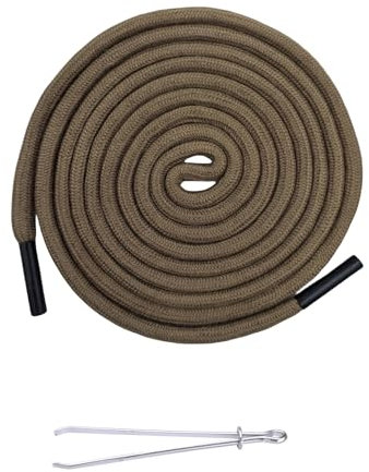 Kordel für Jogginghose, Kordel für Hoodie,180cm Hosenband Kordelzug mit Metallverschluss-Enden und Durchziehnadel, Ersatz Kordelanten für Jogginghosen, Hoodies, Sweatshirts, Badehosen, Braun
