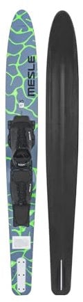 Mesle Mono Wasser-Ski Strato Pro 170 cm mit B6.2 Boot-Bindung, Slalom Mono-Ski bis 100 kg, für Anfänger und fortgeschrittene Fahrer
