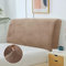 KAYBTNT Samt Bett Kopfteil Bezug, Staubdicht Bettkopfteil Bezug, Weicher Elastisch Velvet Stoff Bettkopfteil Husse, Kopfteil Abdeckung für Gepolsterte, Kopfteil, Boxspringbett (Taupe, 180-200cm)