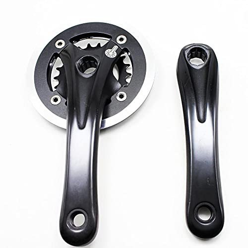 Skdvy Guarnitura Bici,Guarnitura Perno Quadro MTB DH Bike 32 / 22T 10 Tread Isis Drive 170mm CrankSet Lega Alluminio Catena di Alluminio Purvelli