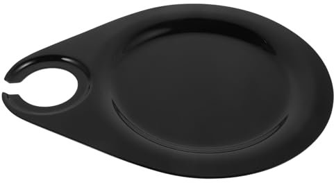 Amosfun Mini Cheese Boards Sturdy Serving Tray Appetizer Plate Wine Glass Holder for Parties