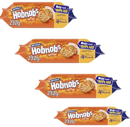 McVitie's Hobnobs Biscuits The Oaty One 255g (4 Pack) | BY IDEAONIC