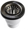 Stainless Steel Sink Basket Strainer 60mm Waste Kit with 85mm Flange for Kitchen Drain Protection Bathroom Accessories