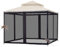 Mosquitera para Carpa, Malla Antimosquitos Cenador 3 X 3 M, con Cremallera, 4 Laterales Toldo Universal De Repuesto para Mosquiteras para Terraza Exterior (3M*3M*2.2M)