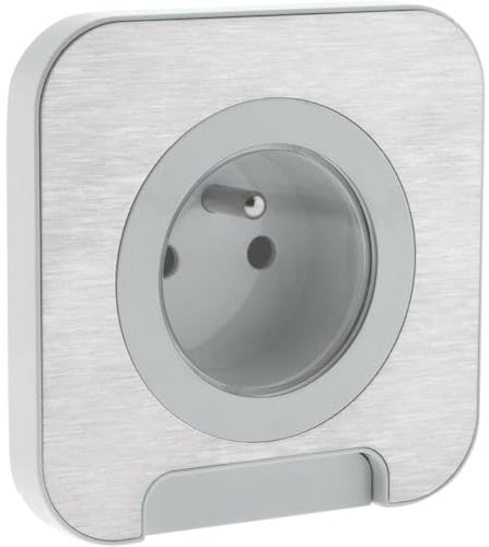 ProTec Prise étanche Cover IP44 16A - métal brossé