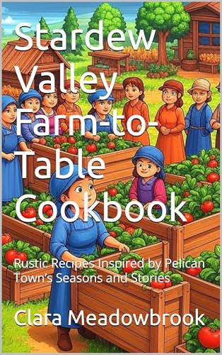 Stardew Valley Farm-to-Table Cookbook: Rustic Recipes Inspired by Pelican Town’s Seasons and Stories (Homesteading Harvest Book 10) (English Edition)