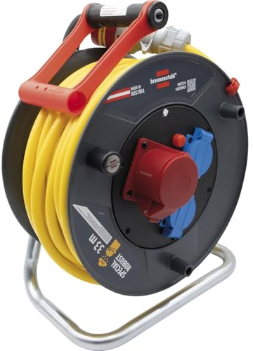 BRENNENSTUHL Kabeltrommel 320 ST + Bremaxx 5G2.5 Länge 33 m IP44