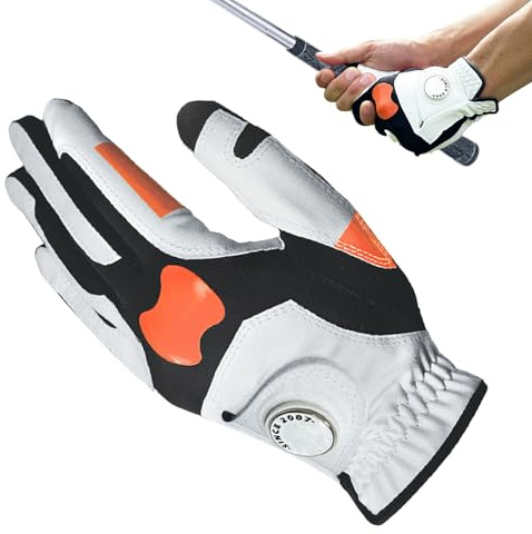 Wisylizv Golf-Trainingshandschuh für Damen, linke Hand, Griff mit Silikonbeschichtung, Spandex | Korrekturhaken zur Reduzierung von Slippage Improves Grip