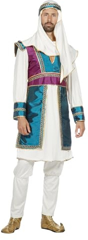 WILBERS & WILBERS 5516 - Arabische Nächte Kostüm Herren, 4-teiliges Set, orientalische Verkleidung für Karneval, Mottoparty